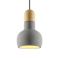 2020 decoration led kitchen cement hanging light restaurant concrete pendant lamp fixture